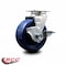 Service Caster 5 Inch Solid Polyurethane Swivel Caster with Roller Bearing and Brake SCC SCC-20S520-SPUR-TLB - alternate 5